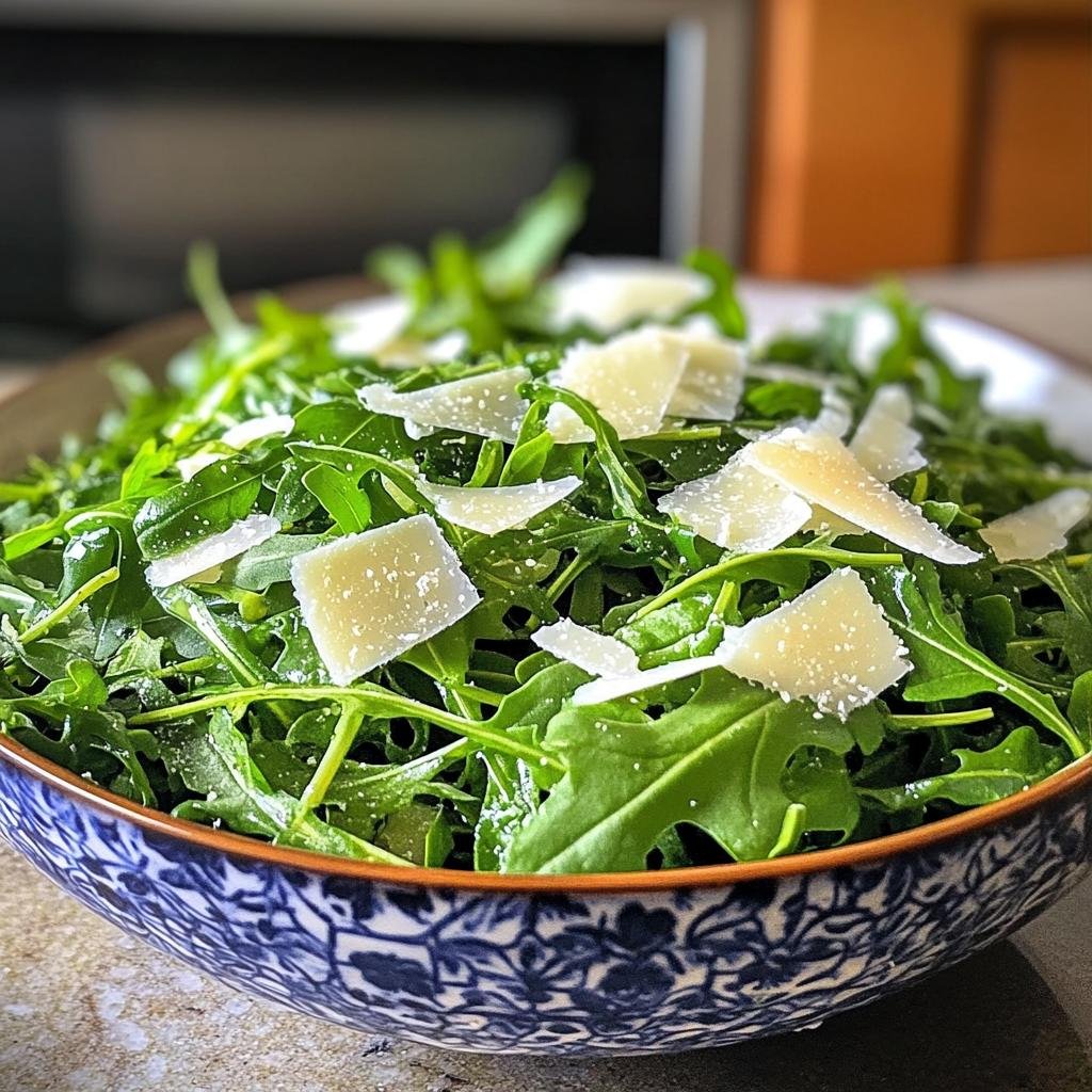 Arugula and Parmesan Salad - detail 3
