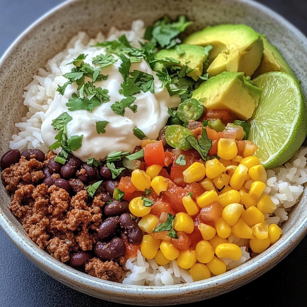 Beef Burrito Bowls - detail 1