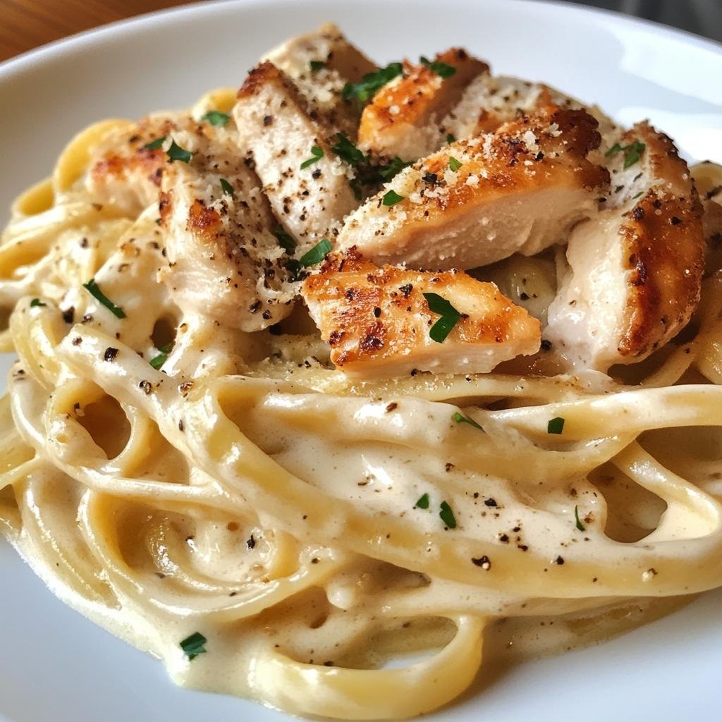 Chicken Alfredo Pasta - detail 2