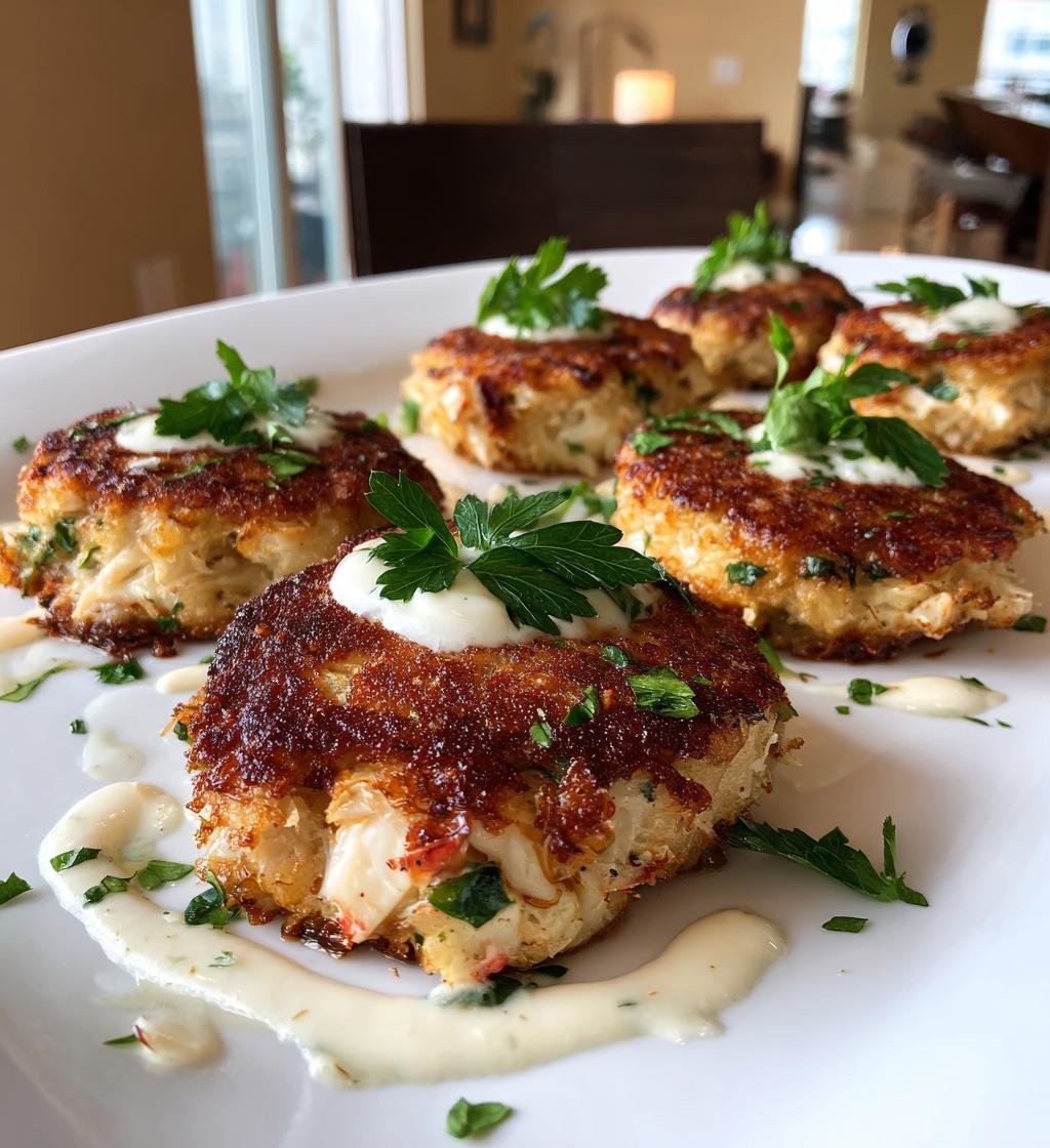 Crab Cakes with Aioli - detail 1