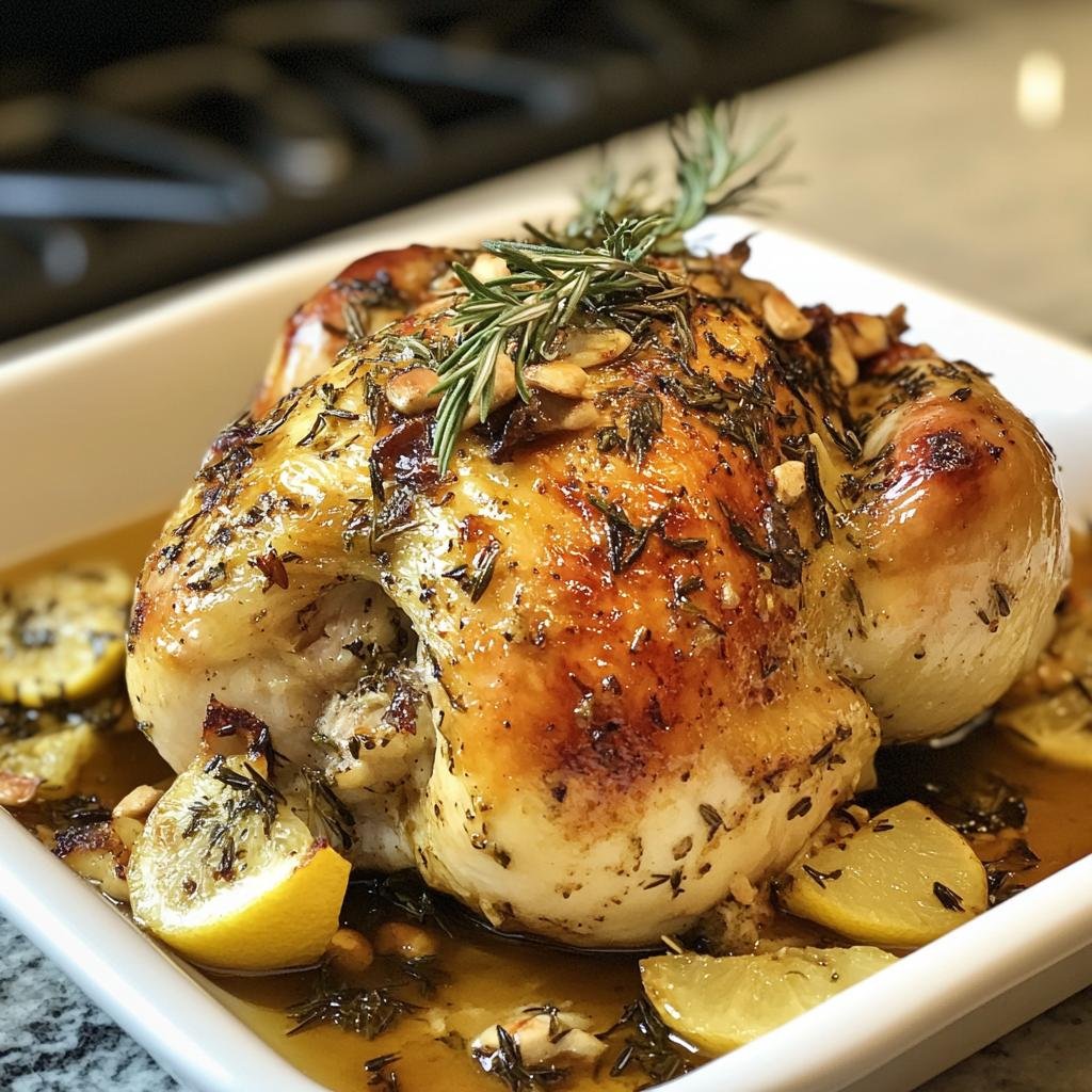 Garlic Herb Roasted Chicken