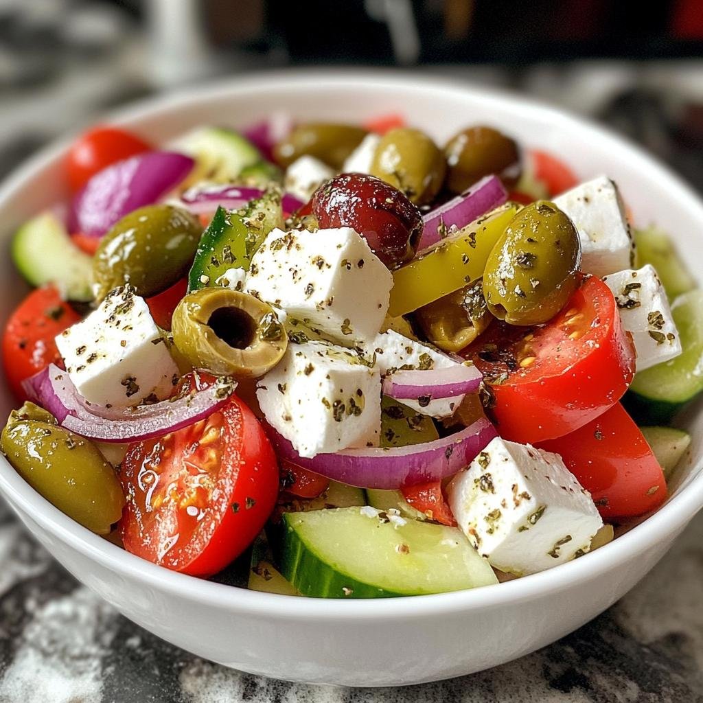 Greek Salad with Feta - detail 1