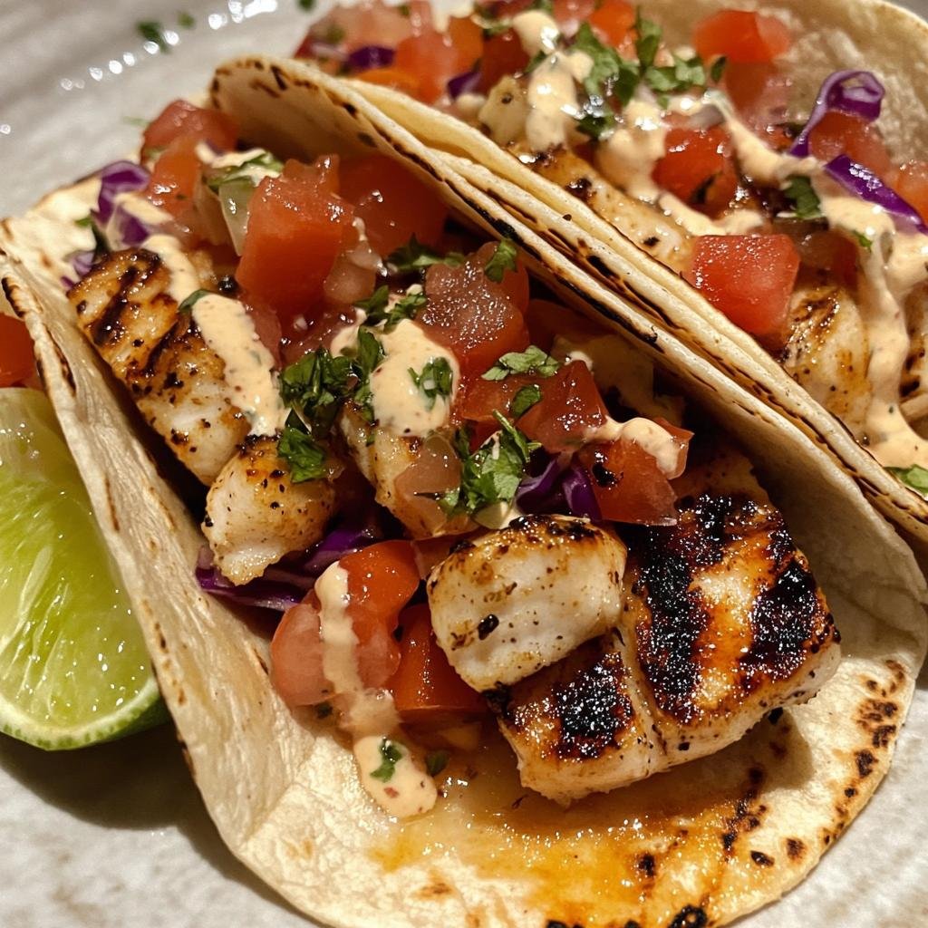 Grilled Mahi-Mahi Tacos - detail 1