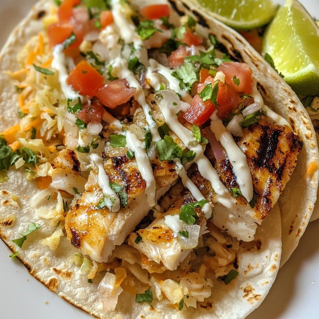 Grilled Mahi-Mahi Tacos - detail 2