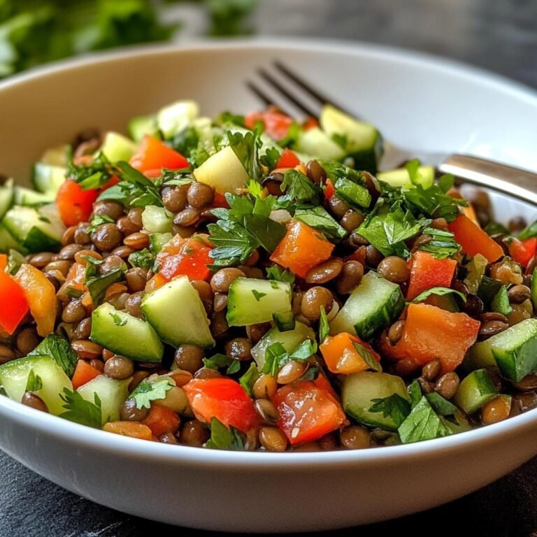 Lentil and Veggie Salad