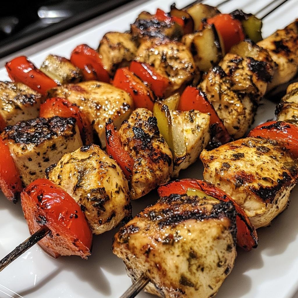 Mediterranean Chicken Skewers - detail 1
