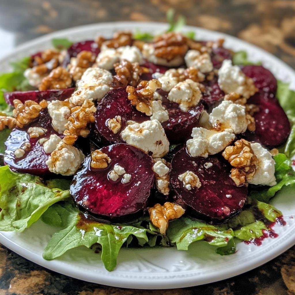 Roasted Beet and Goat Cheese Salad - detail 1