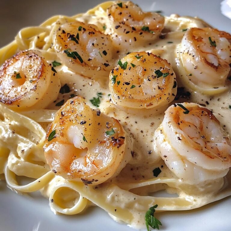 Seafood Alfredo Pasta