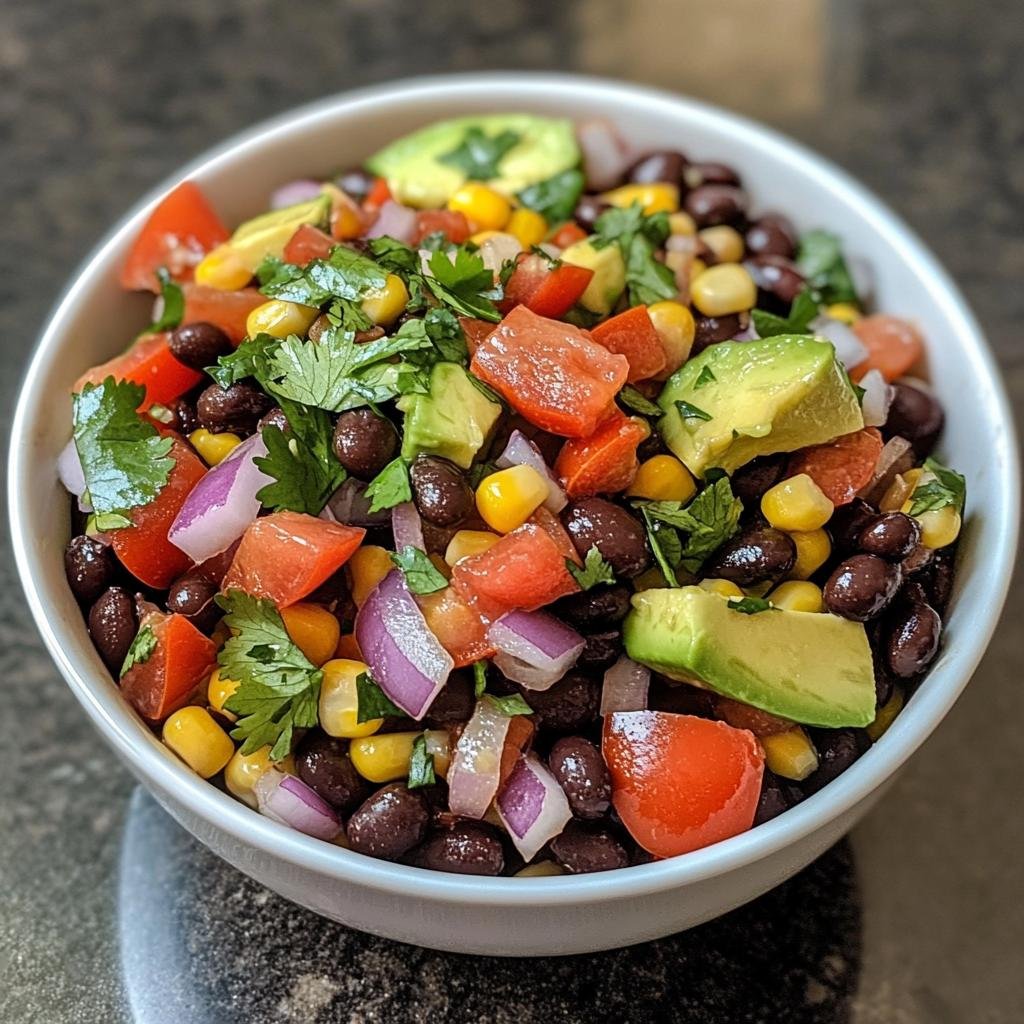 Southwest Black Bean Salad - detail 3