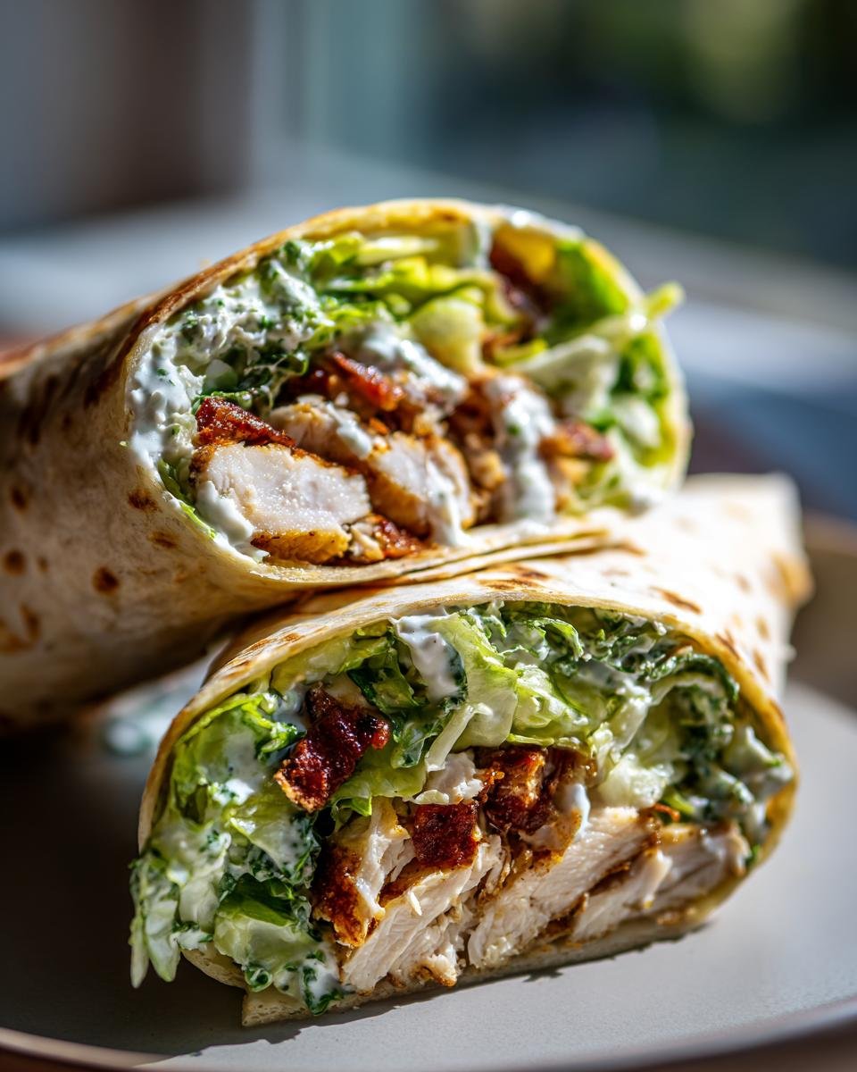 15-Minute Chicken Caesar Wrap for a Quick Lunch - detail 1