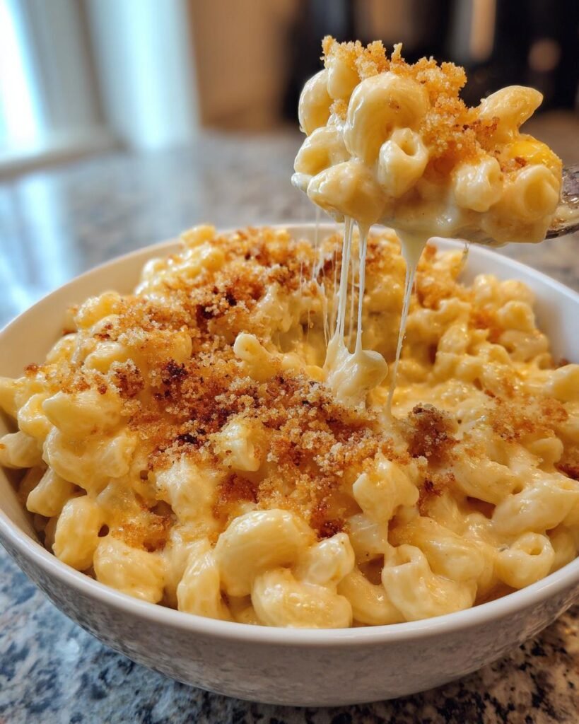 Comfort Mac & Cheese with a Lunch-Time Spin