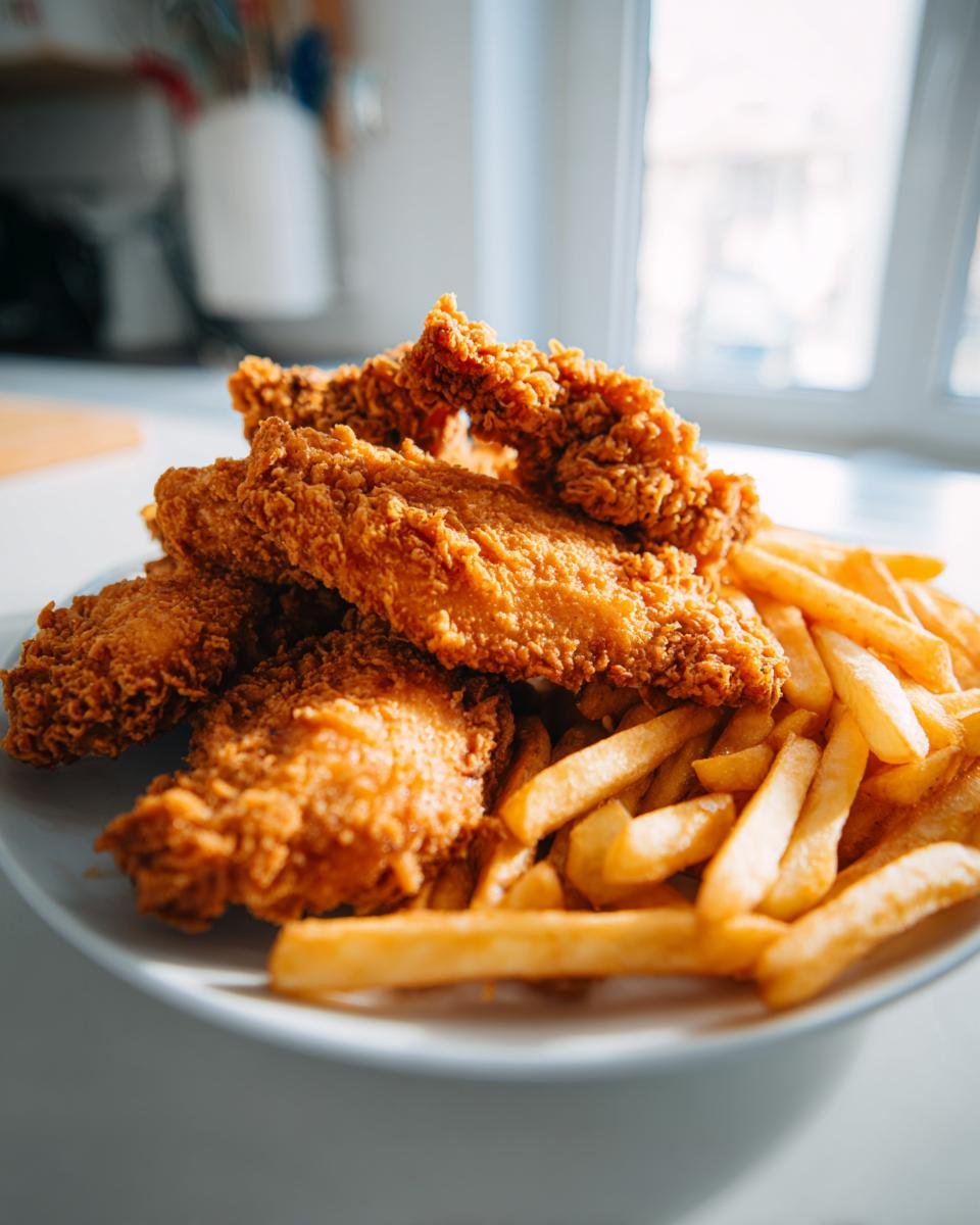 Fried Chicken Tenders & Fries – Classic American Lunch