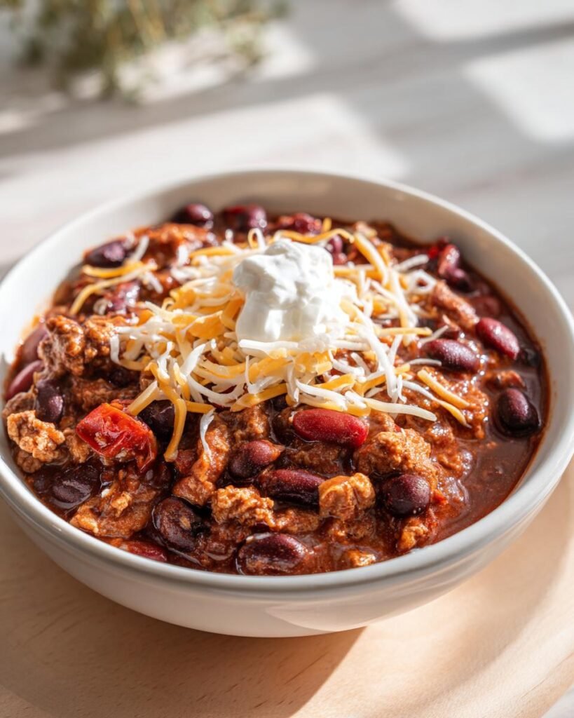 Hearty Turkey Chili with Beans – Slow Cooker Friendly