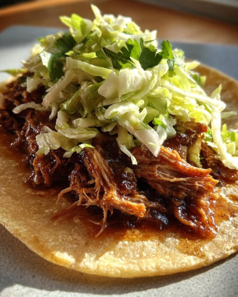 Slow Cooker Pork Carnitas with Warm Tortillas & Slaw