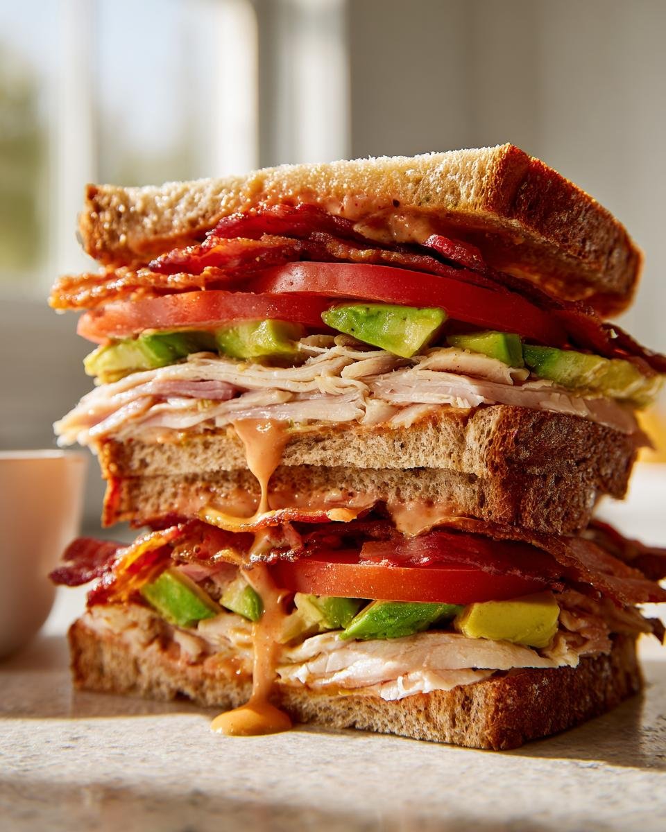Southwest Turkey Club Sandwich – Bold Flavors