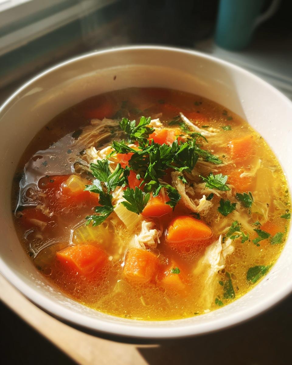 chicken soup - detail 1