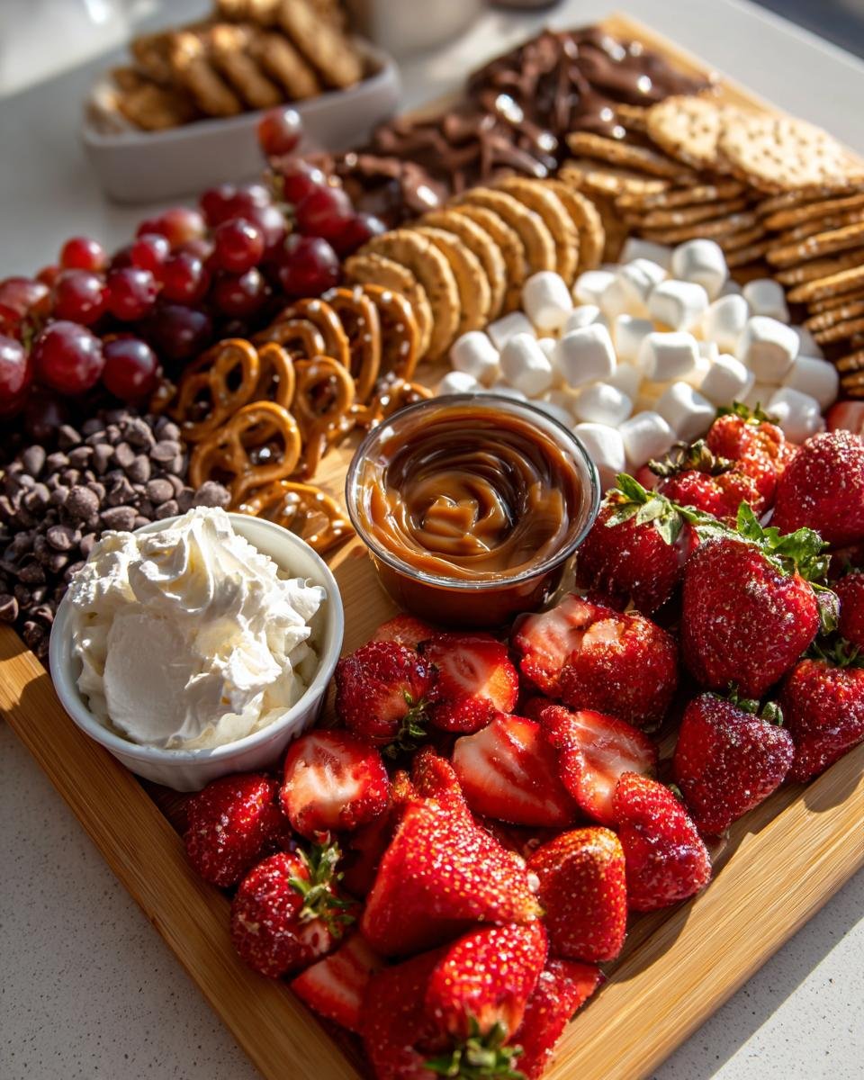 dessert charcuterie board - detail 1