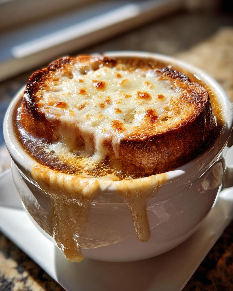 french onion soup - detail 1