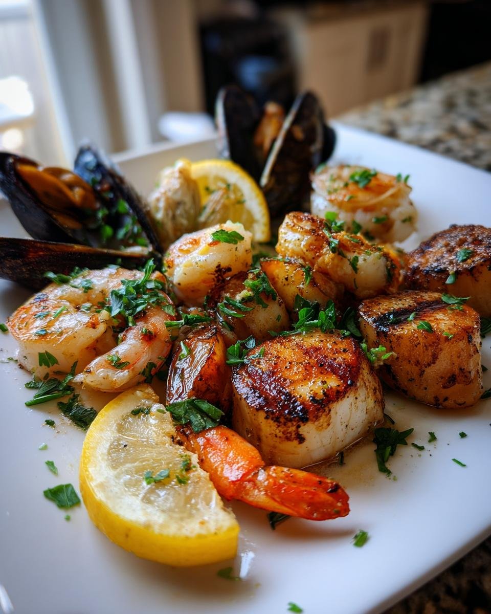 seafood platter - detail 1